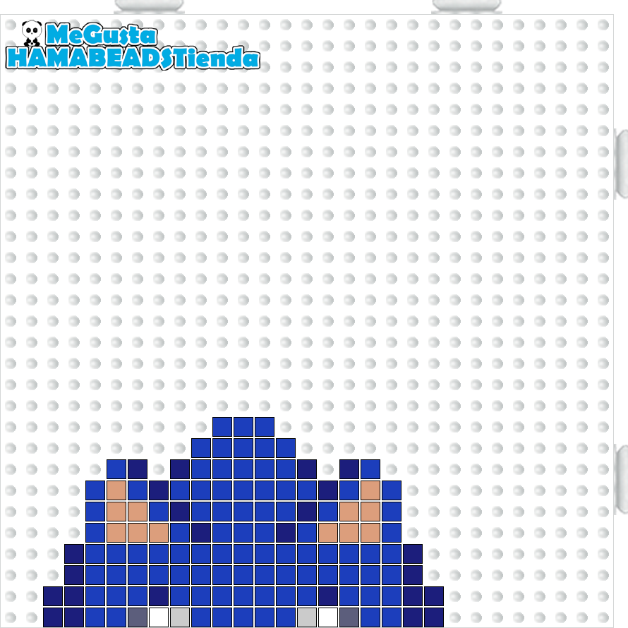 Sonic4 hama beads midi 1